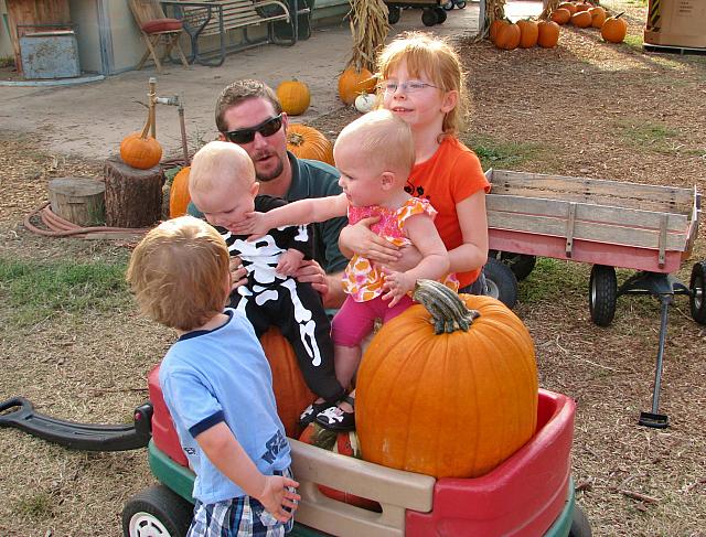 All the cousins...and Uncle Derek