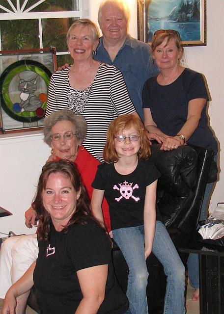 Four generations of family females