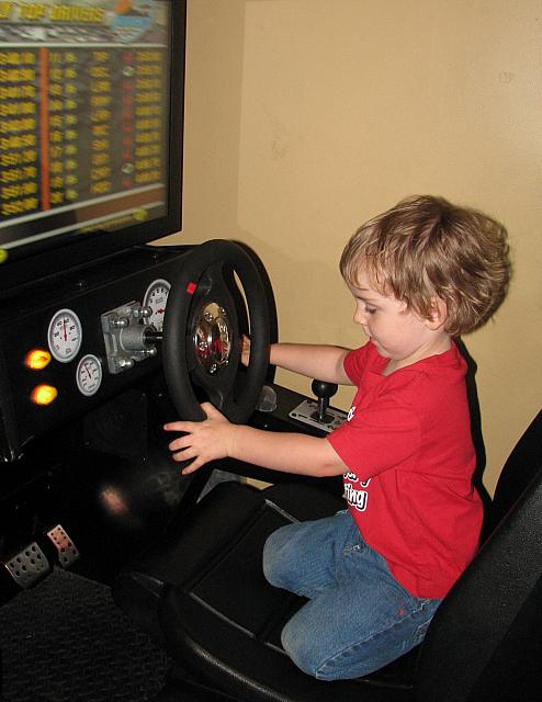 Video game at Red Robin