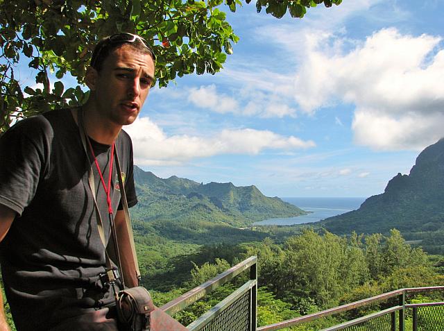 Our guide at Belvedere
