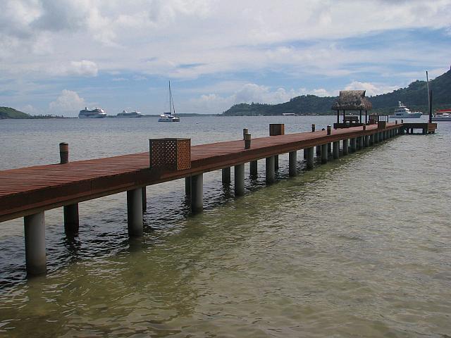 Dock across from Bloody Mary's