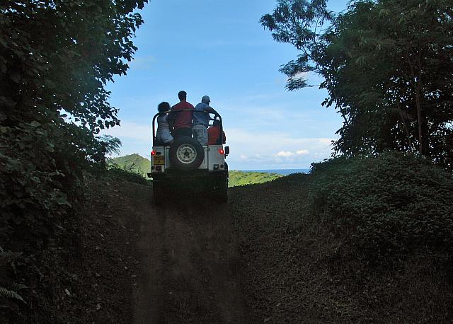 ...and *this*!  We were the next to climb this steep rise, when the other jeep got out of the way.