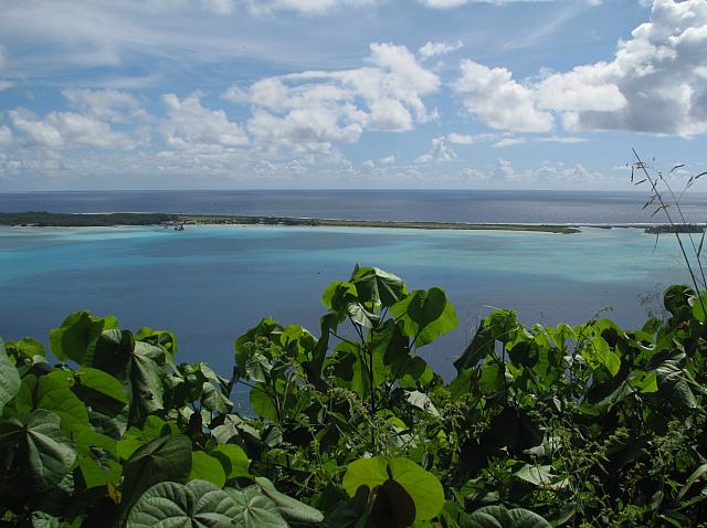 Bora Bora's airport is out there, on Motu Mute.  A boat transfer is necessary to get to Bora Bora