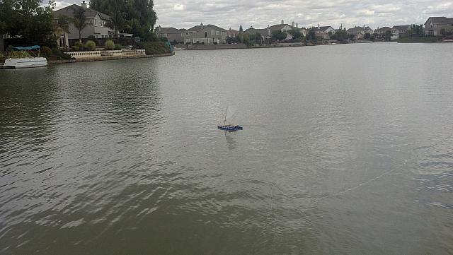 The 'SarahBenjamin' goes to sea...er lake....