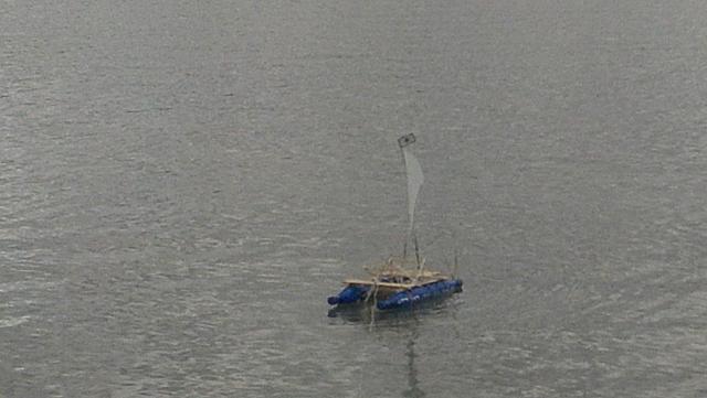She was on a line so that she couldn't sail away
