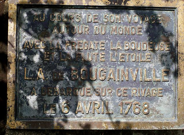 Bougainville plaque