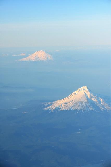 Mt. Hood (OR) and Mt. Adams (WA)