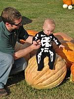 I'm not sure I like sitting up here, Daddy!