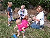 Entertaining the kids