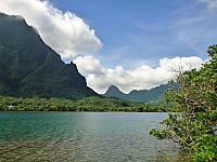 Opunohu Bay and mountains