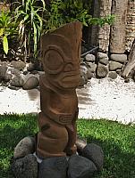 Tiki in Bloody Mary's courtyard