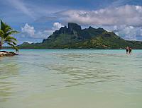 See how shallow the lagoon is at this spot!