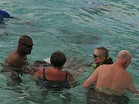 Yes, we were in the open lagoon...not a 'tank'