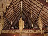 Roof detail in the reception area of the Intercontinental Resort