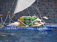 She held the load of soft drinks well!