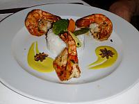 The food was outstanding...and beautifully presented!