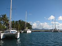 Uturoa waterfront with Taha'a in the background