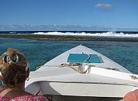 Approaching the reef